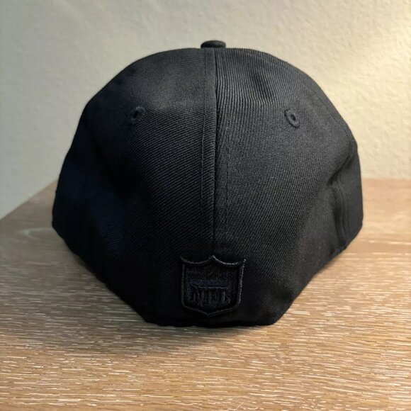 New Era New York Jets 59FIFTY Black Hat (Men’s Size 7 3/8) - Picture 3 of 6